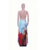 2022 New Style Women's Dress Party Dress Holiday Tourism Clothing Beach Blub Crisscross Frenulum Backless V Collar Longuette