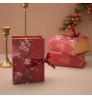 Luxury Vintage Book Shape Custom Pattern Cardboard Paper Handmade Folding Gift cookie Chocolate Wedding Candy Box With Ribbon
