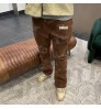 OEM custom flared sweatpants cotton nylon flare track pants men jogger pants flare sweat pants men