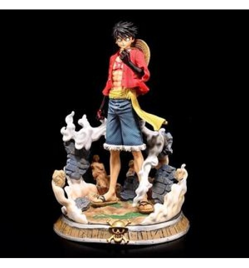 HOT One Piece Figure 34cm Monkey D. Luffy Pvc Resin Action Model Figure Toys Garage Kit Action Figure Gift box Anime Figurine