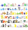 Wholesale Good Quality 2-3cm Mini Child Toy Action Figure pokemon go for Kids