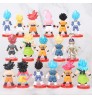16pcs/set Anime Dragon Ball Z Character Cute Version PVC Action Figure Model Toy 7cm