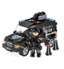 WOMA TOYS Amazon Hottest sale bricks SWAT Mobile combat bus police car army model building block for kids large set Zabawka