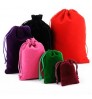 Overstock Multicolor Large Hair Conditioner Packing Velvet Bags Logo Drawstring Bags Gift Bags Small