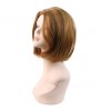 Bob 100% Real Hair Wig Straight Hair Wig 16 Inch Lace Front Wig Hair Brown Mixed Blond Natural Brazil Remy Color Short Wholesale
