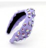 AB crystals designer headbands for kids frozen lace bow headband kids hair accessories baby girl headband