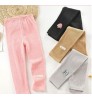 Children Classic Solid Ribbed Comfortable Pants Plain Leggings Trousers Infant Autumn Winter Baby Girls 1-6 Year Newborn Cotton